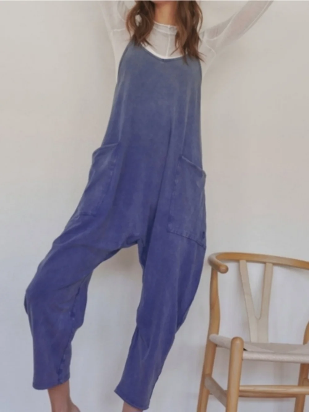 Free People FP Movement Casual Sleeveless Jumpsuit - Picture 2 of 5